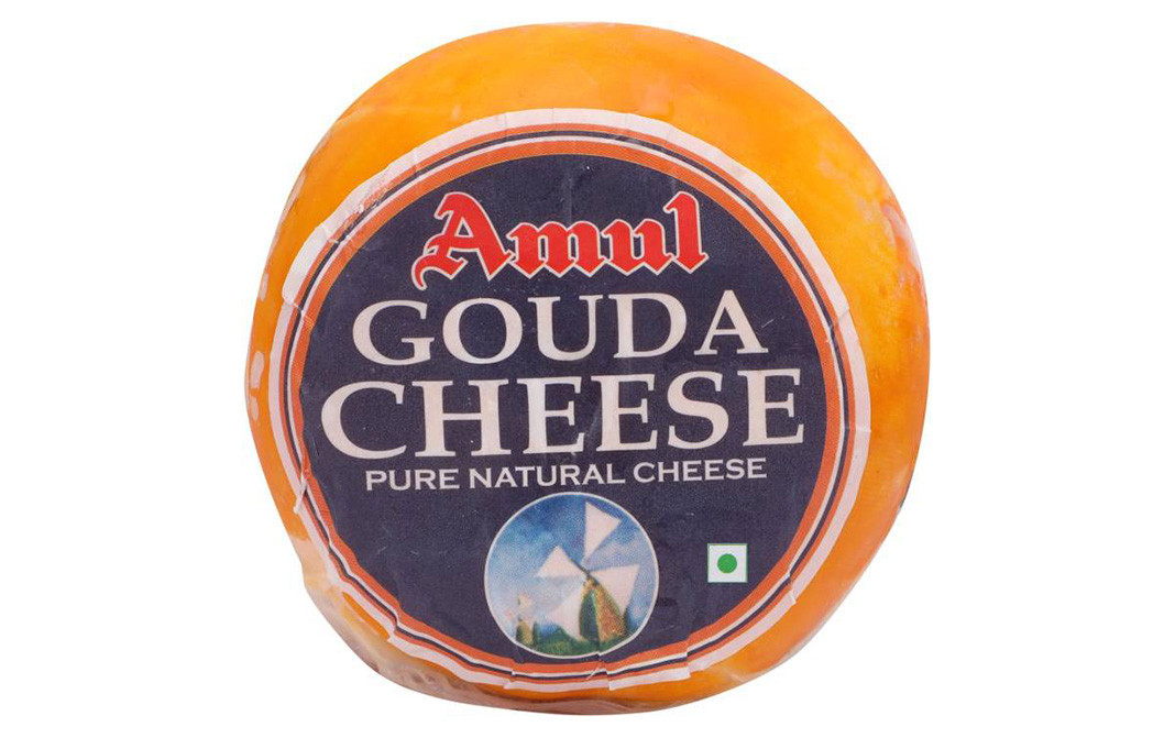 Amul Gouda Cheese Pure Natural Cheese   Pack  250 grams